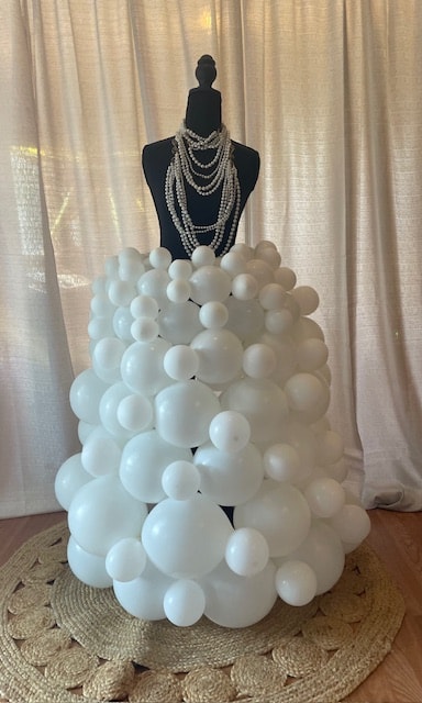 Balloon wedding dress